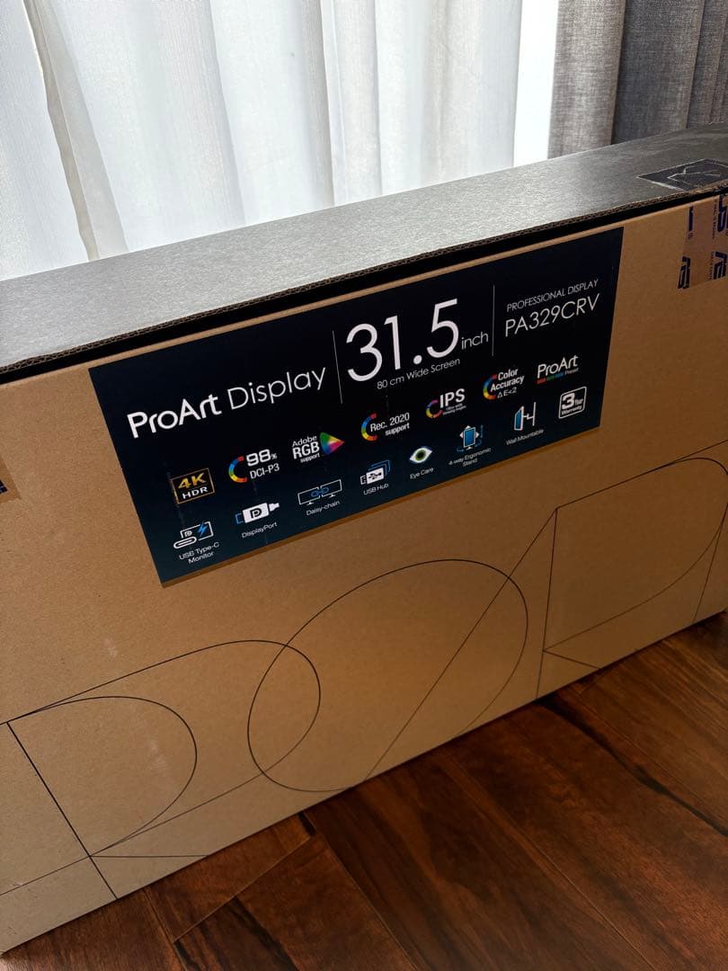 ASUS 4K モニター ProArt PA329CRV 31.5インチ