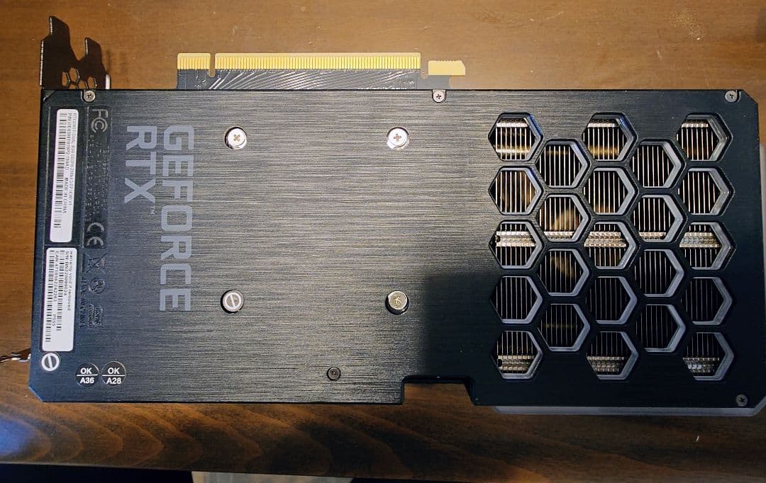 Palit RTX 3060 Ti Dual 8GB 3DMARK動作確認済み