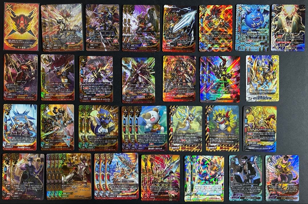 バディファイト 雷帝軍デッキパーツ＋引退品