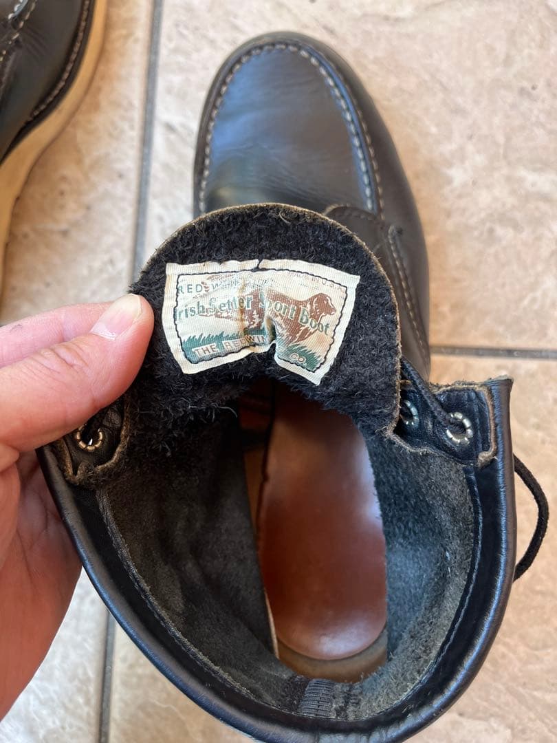 【茶芯/四角犬タグ】RED WING 8179 ブラック 8.5E 26.5cm