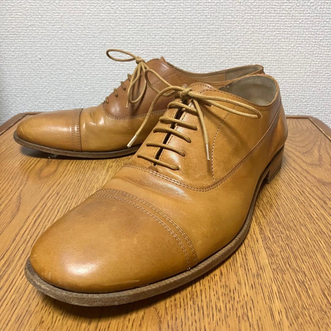 メゾンマルタンマルジェラ　レザー ストレートチップ ドレスシューズ　28cm