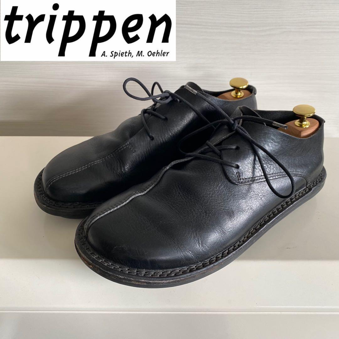 トリッペン trippen GANGSTER 革靴 美品 黒 レザーシューズ