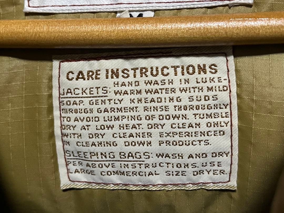 70s 80s 茶タグ　THE NORTH FACE ダウンベスト