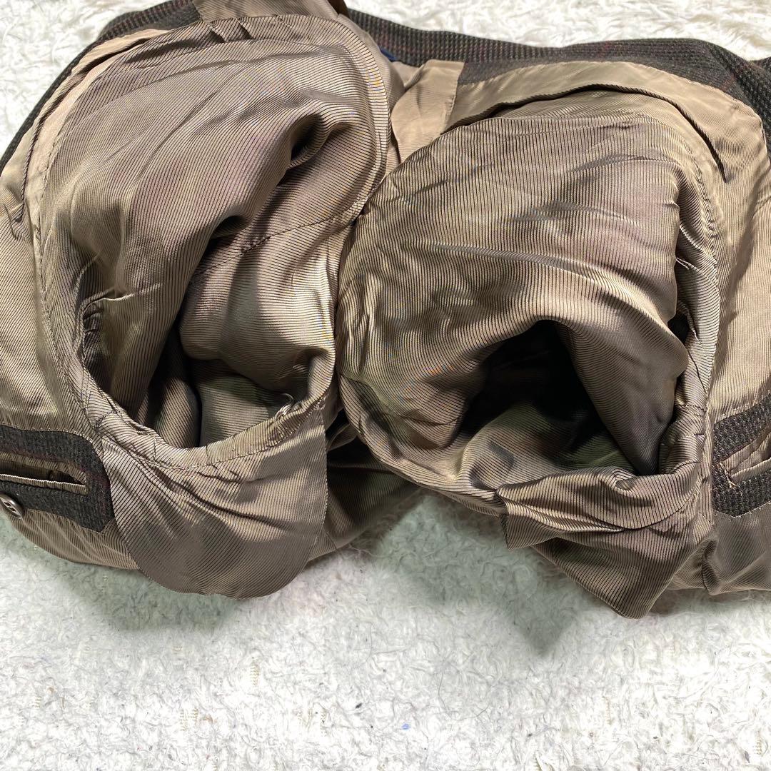 美品✨Brooks Brothers テーラード カシミヤ チェック ブラウン