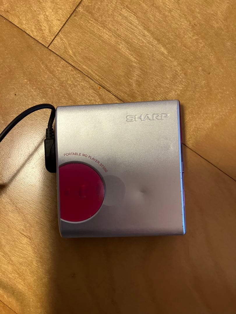 SHARP シャープ　MD-ST500-P ピンク　ポータブルMDプレーヤー