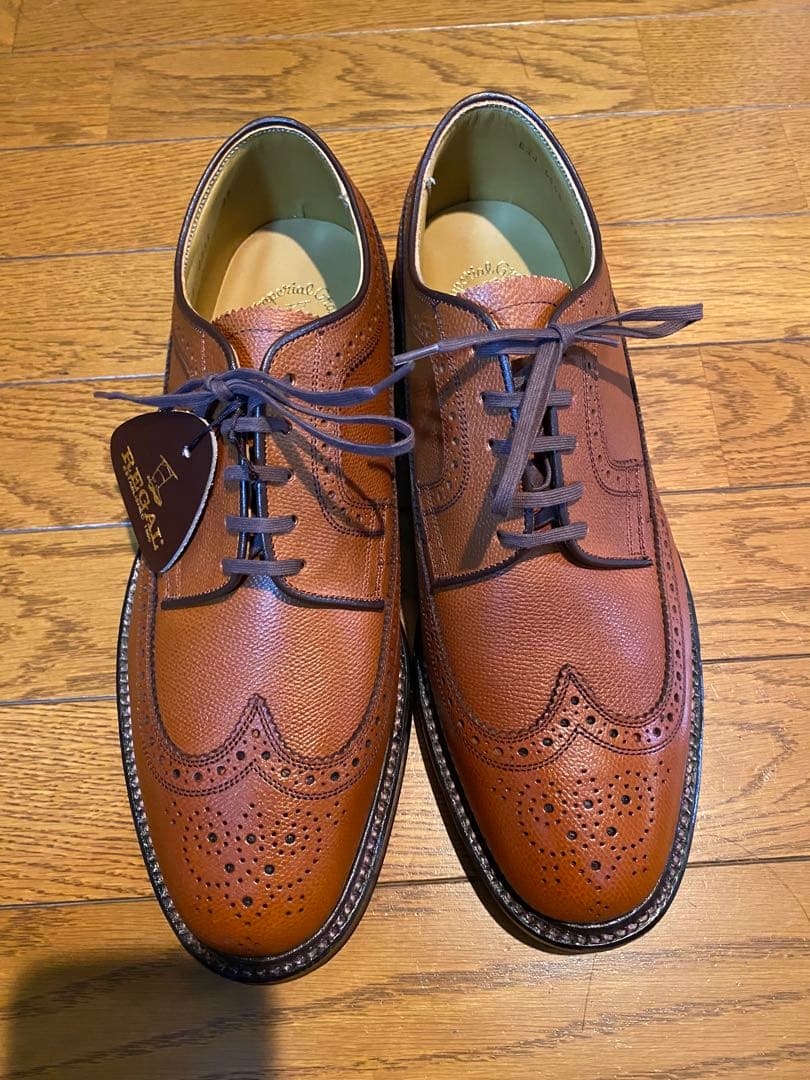 高級 リーガル 27 2235 インペリアルグレード ウイングチップ ブラウン