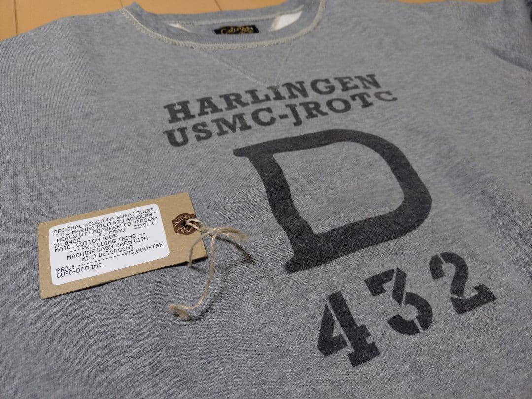 コリンボ COLIMBO キーストーンスウェット 新同品 染み込み ミリタリー