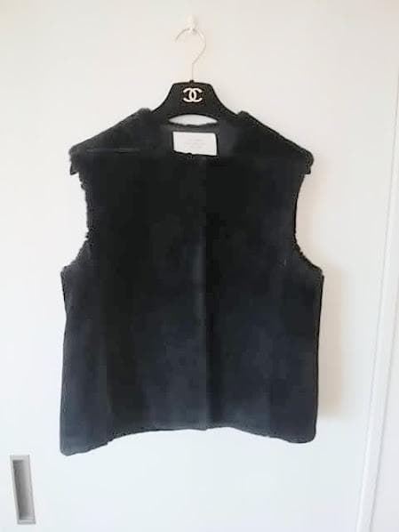 モンロー/エルメス　ムートンベスト　ジレ　サイズ34