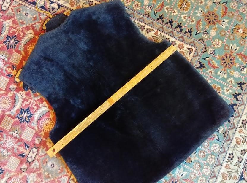 モンロー/エルメス　ムートンベスト　ジレ　サイズ34