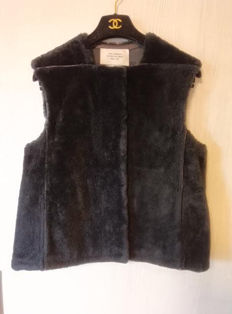 モンロー/エルメス　ムートンベスト　ジレ　サイズ34