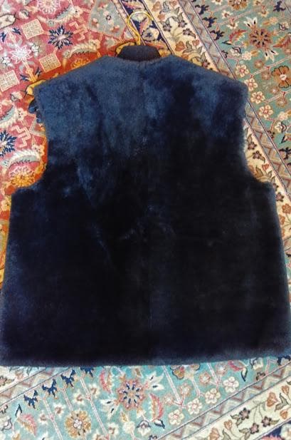 モンロー/エルメス　ムートンベスト　ジレ　サイズ34