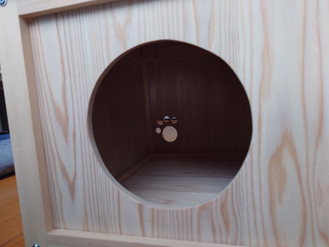 ⑳★キャットハウス★テラス付★分割式★猫ちゃんに★手作り