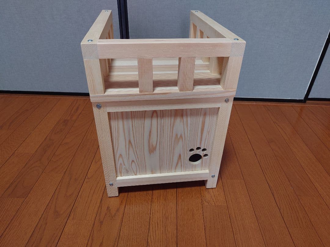 ⑳★キャットハウス★テラス付★分割式★猫ちゃんに★手作り