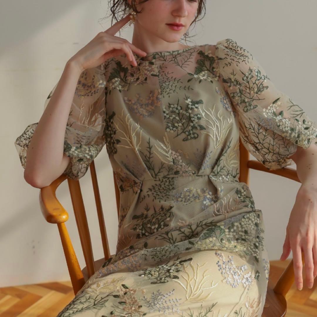 【yuua】Dorry Doll カラフルタイトワンピース