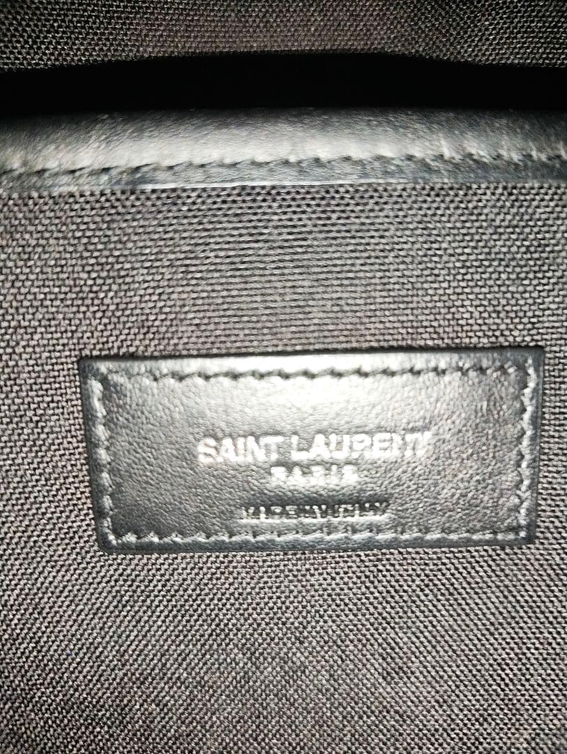 サン・ローランパリ　リビングトン　キャンバス　リュック