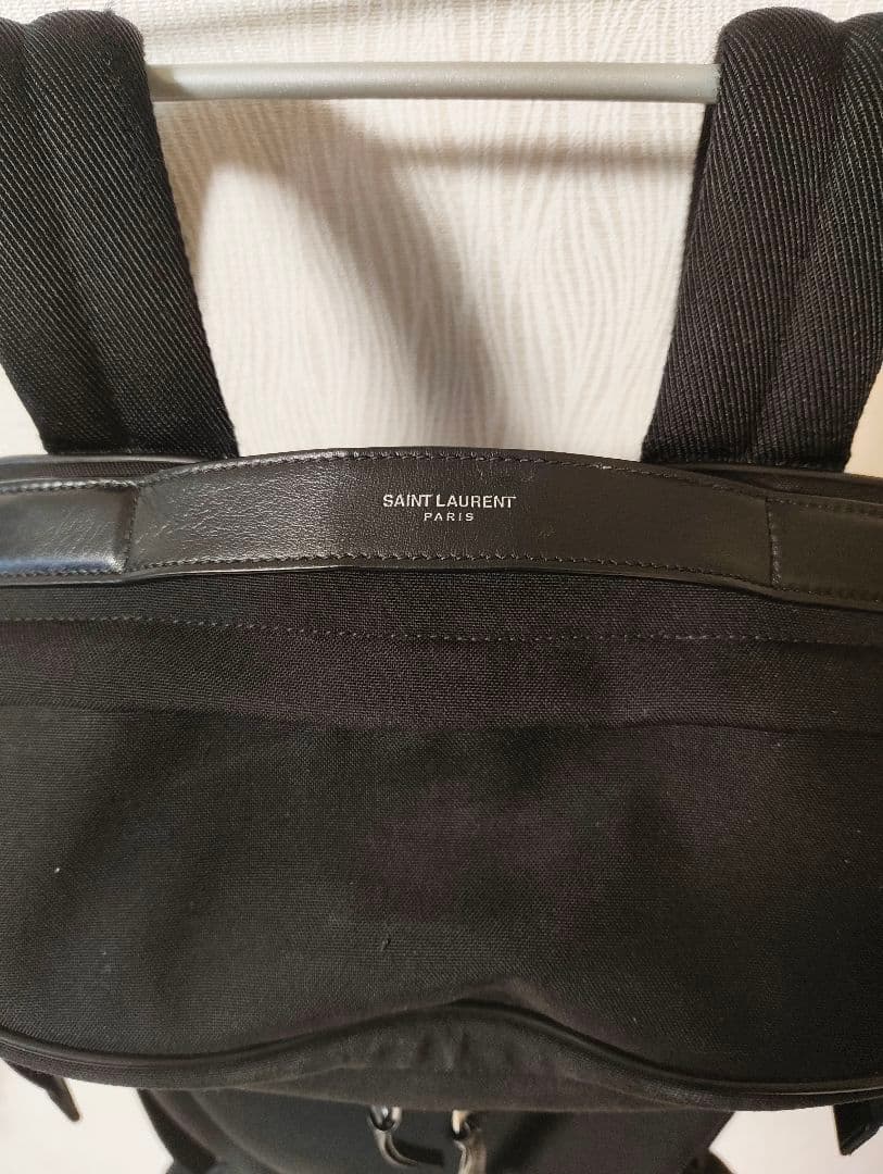 サン・ローランパリ　リビングトン　キャンバス　リュック