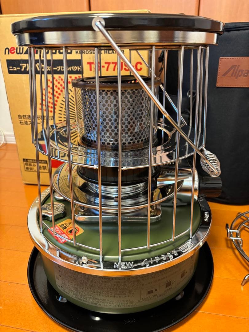 ALPACA 石油ストーブ TS-77JS-C 2021年製　ケース付