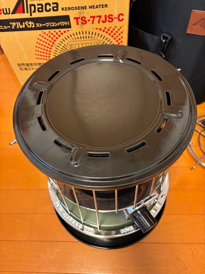 ALPACA 石油ストーブ TS-77JS-C 2021年製　ケース付