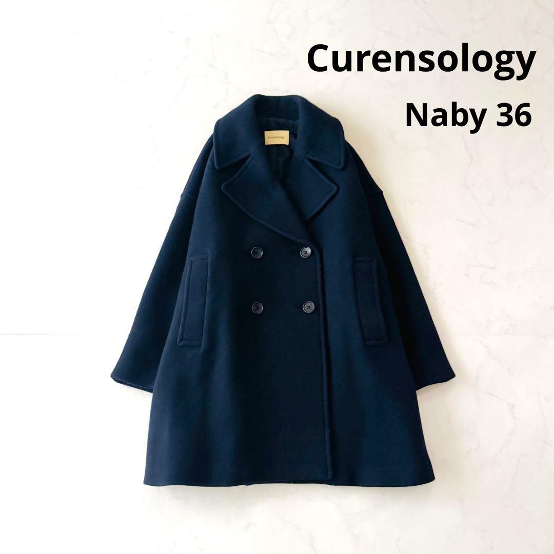カレンソロジー メルトンオーバーピーコート ネイビー 36