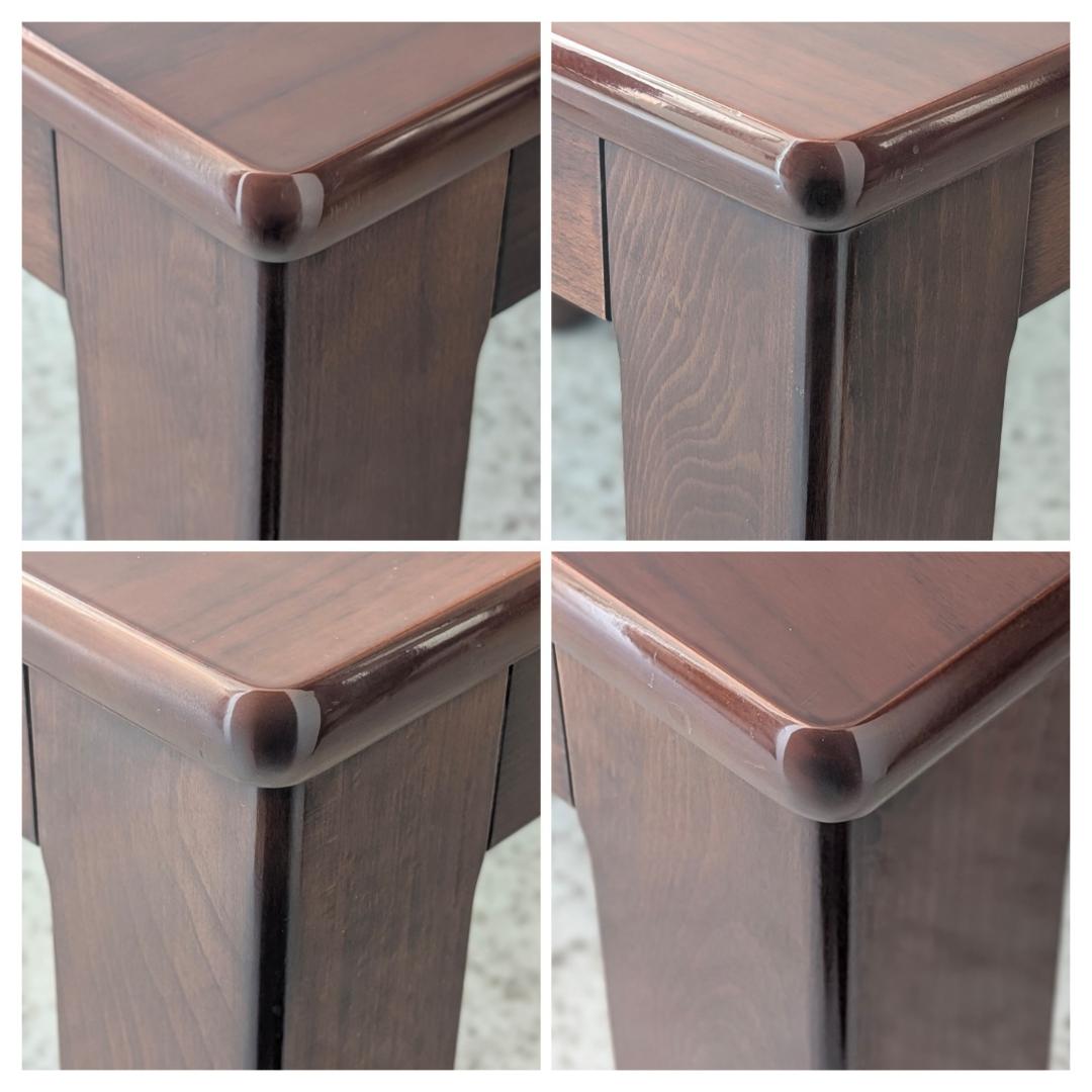 80s ビンテージ ウッド リビングテーブル ミッドセンチュリー 北欧 ブラウン