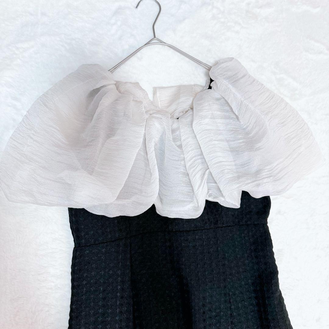 美品✨レジャ　Leja 2WAYオフショルダーパフスリーブマーメイドドレス 黒