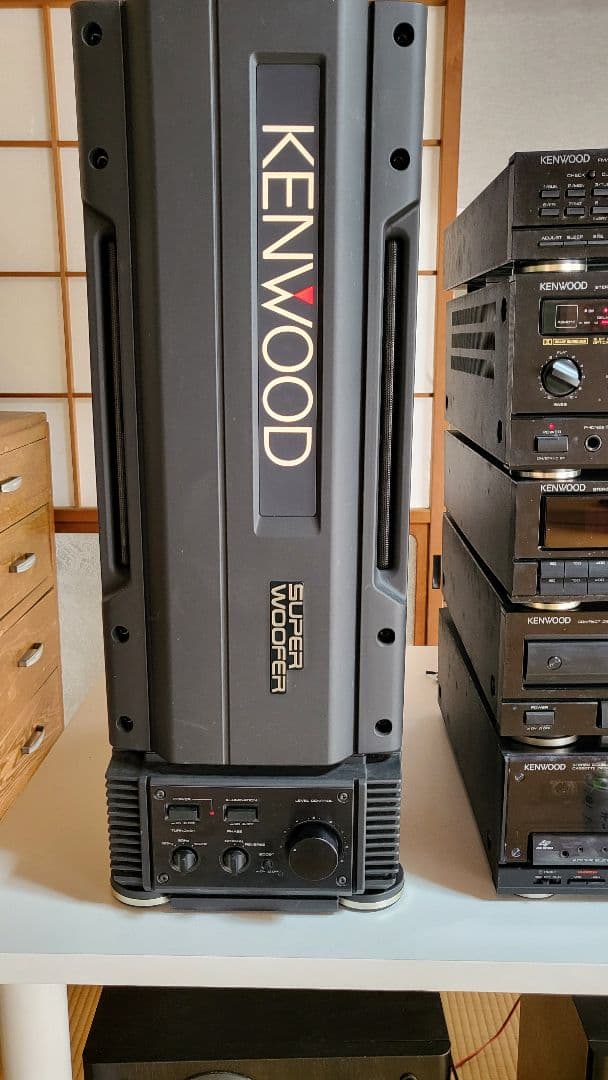 KENWOOD バブルコンポ　オーディオシステム CD・カセットデッキ