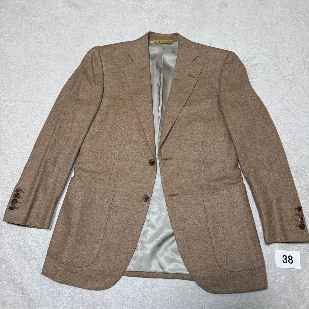 38 秋冬　極美品　ポールスチュアート　テーラードジャケット　カシミア　 A4