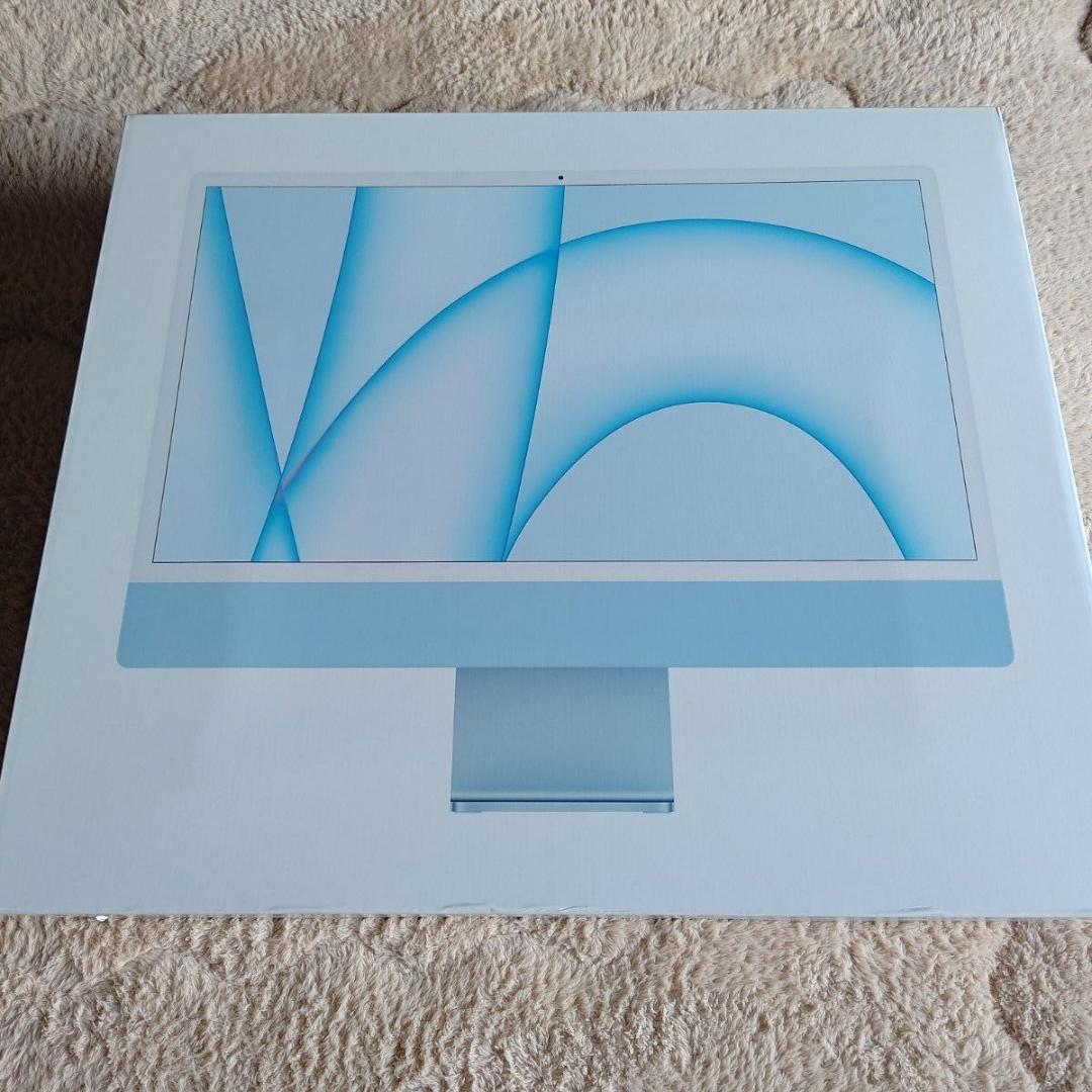 Apple imac 2021 M1 8gb 256gb ブルー 24インチ