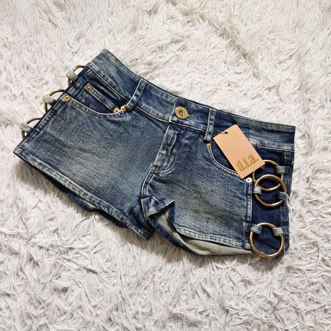 d.i.a サイドリング　ショーパン　デニム　archive　y2k 平成ギャル