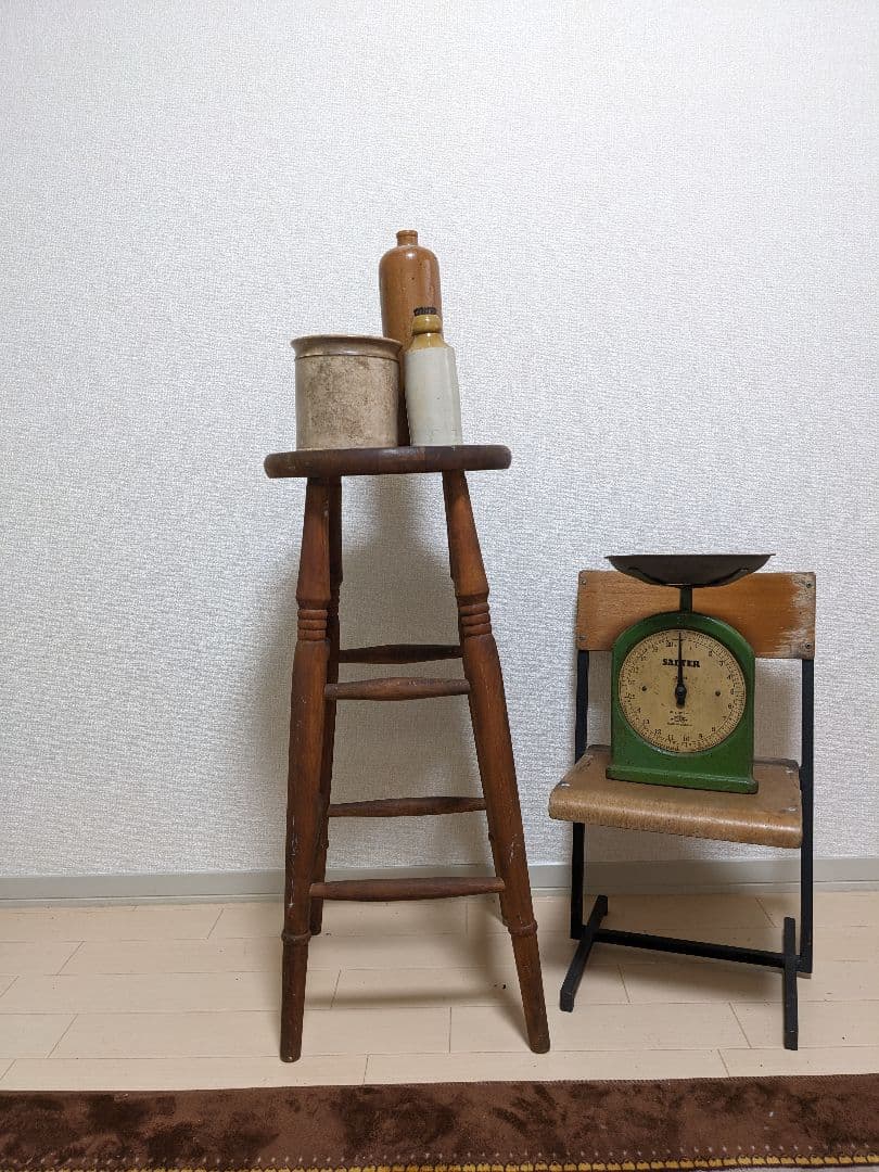 イギリスアンティーク　バーチェア　バースツール