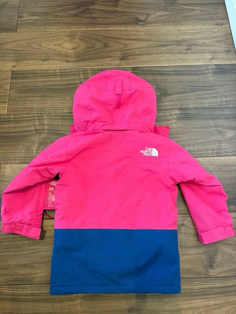 ノースフェイス　子ども用スキーウェア 100ピンク ネイビー