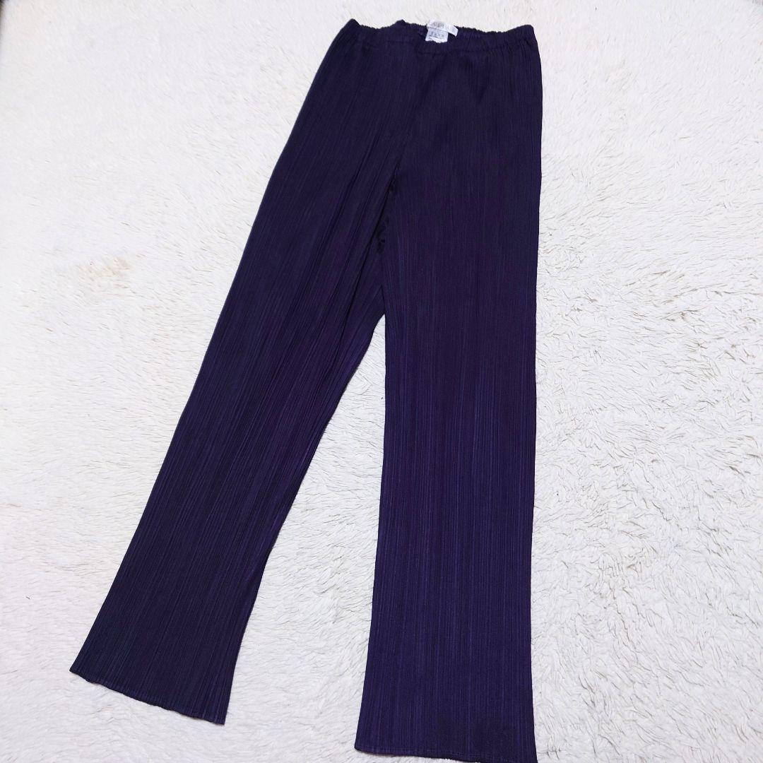 【希少】プリーツプリーズ PLEATS PLEASE パンツ パープル XL
