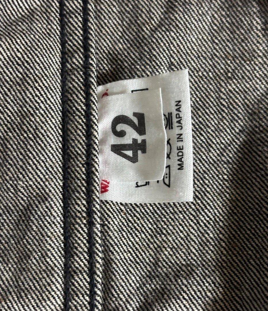 DENIMEドゥニームLot 233-66B 3RD TYPE黒デニムJKT42