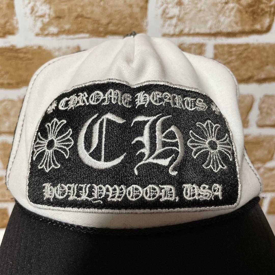 確実正規品❗️OTTO製　90s クロムハーツ　CHトラッカーキャップ　Y2K