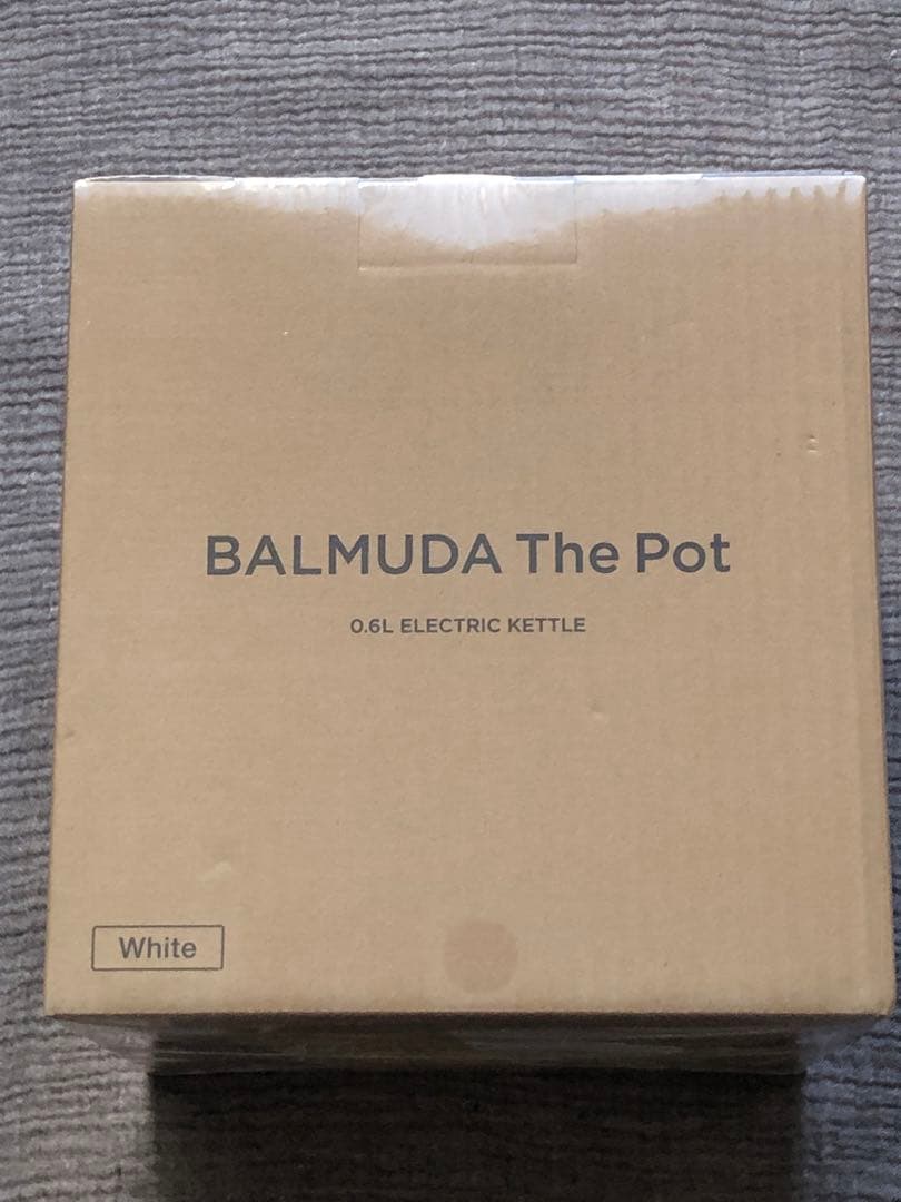 新品未開封品　BALMUDA The Pot 0.6L 電気ケトル ホワイト