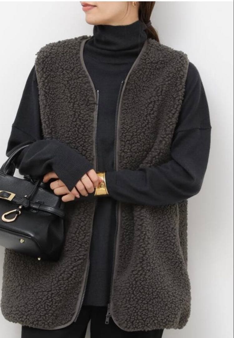 JOURNAL STANDARD relume別注チャンピオンボアニットベスト