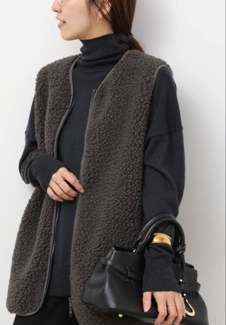 JOURNAL STANDARD relume別注チャンピオンボアニットベスト