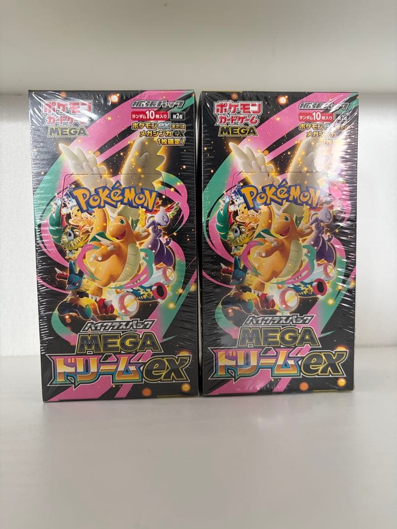 再*可様 ポケカ メガドリームex 2箱　シュリンク付き