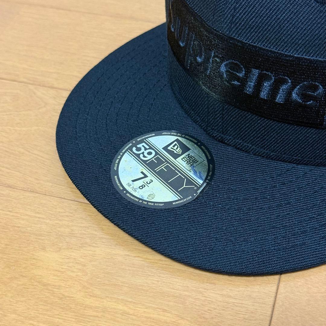 Supreme Tonal Box Logo New Era ブラック 14aw