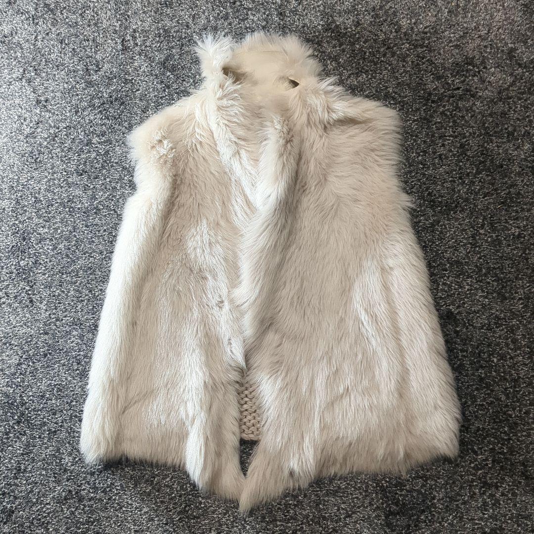 美品 GUSHLOW&COLE ガシュロウ&コール　ムートン ファー ベスト