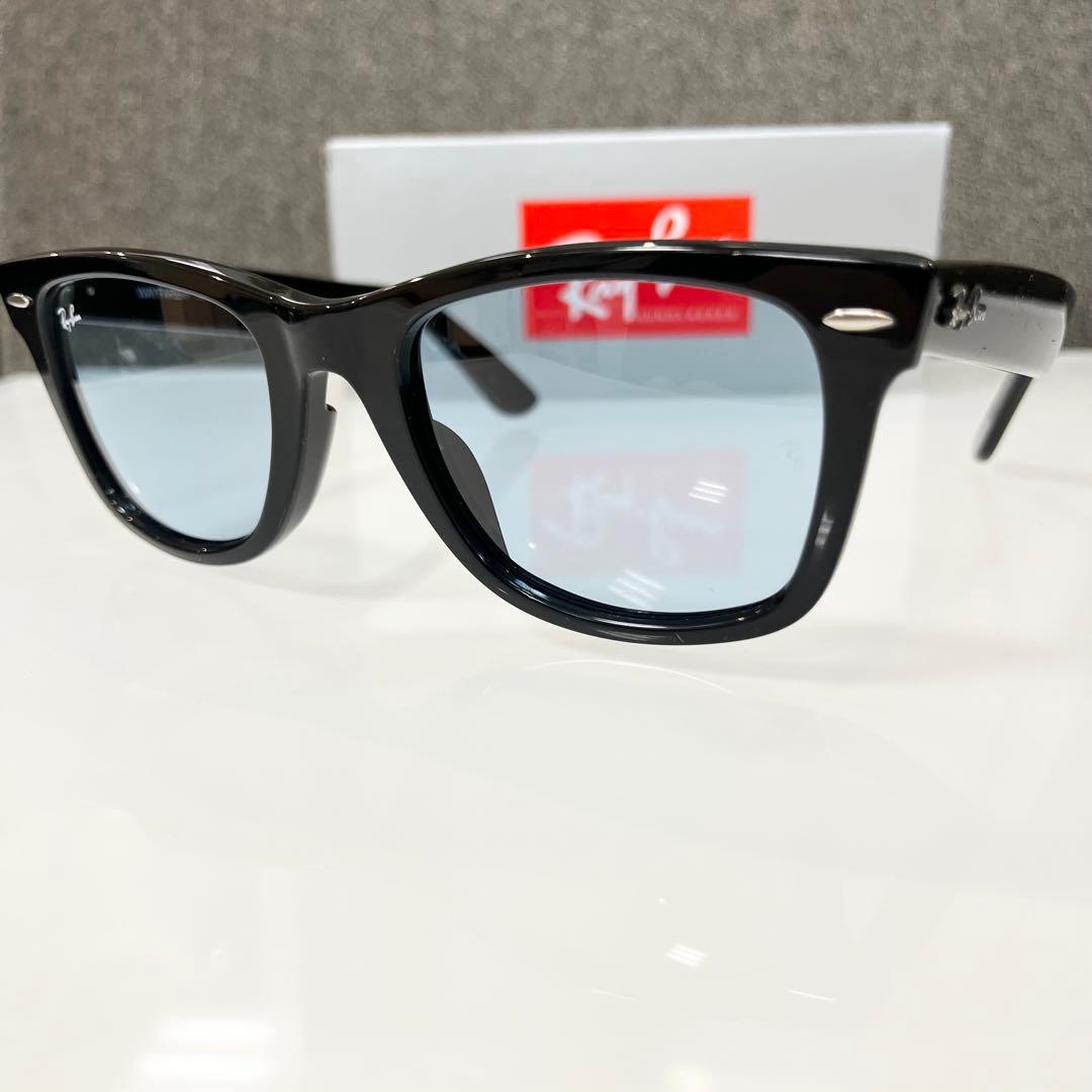 新品正規品RayBanレイバンRB2140F901/64 ライトブルーレンズ