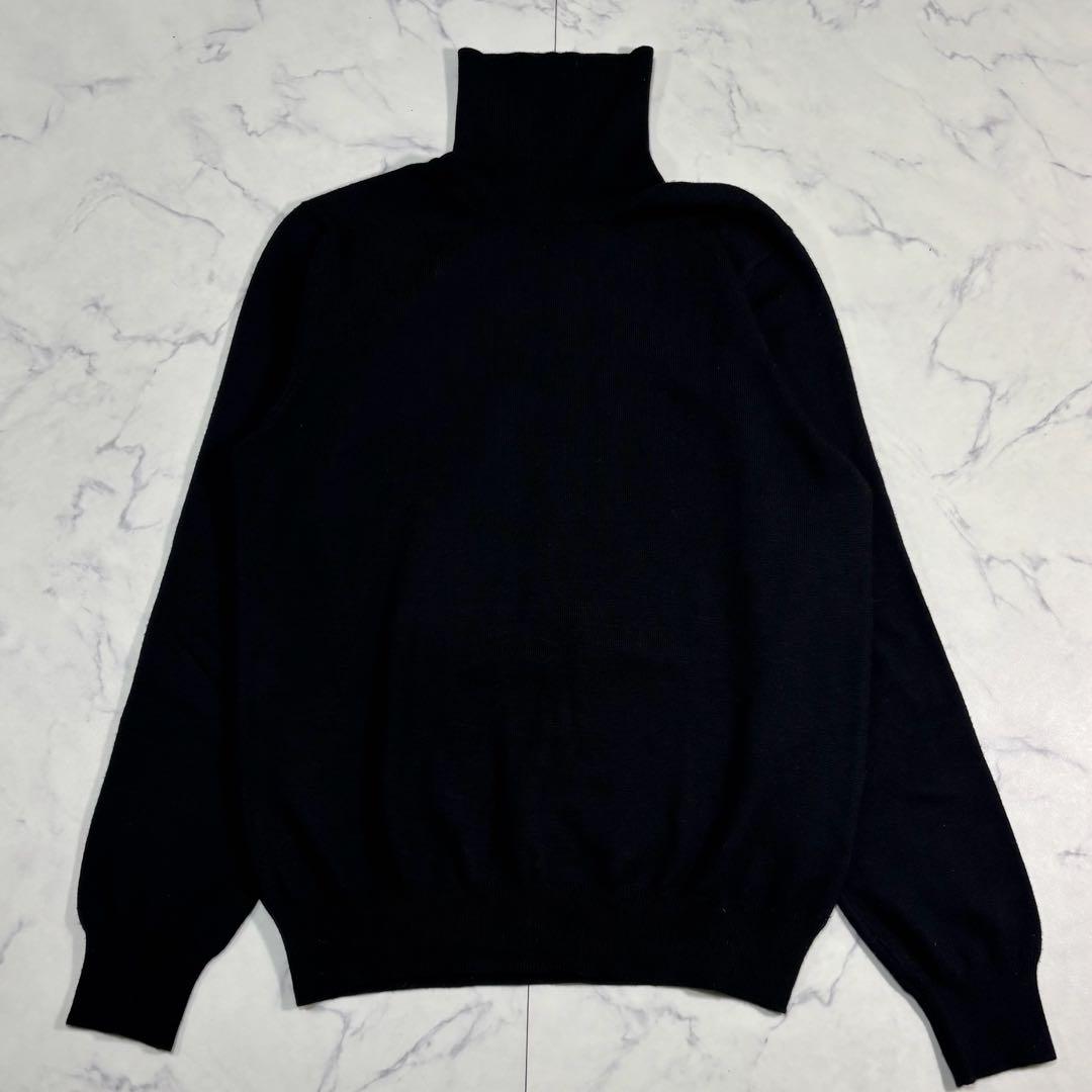 GG　グランサッソ タートルネック 長袖ニット 46サイズ ブラック