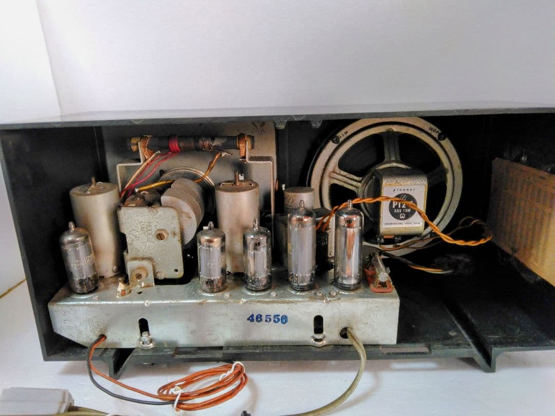 ナショナル真空管ラジオcx-455 昭和