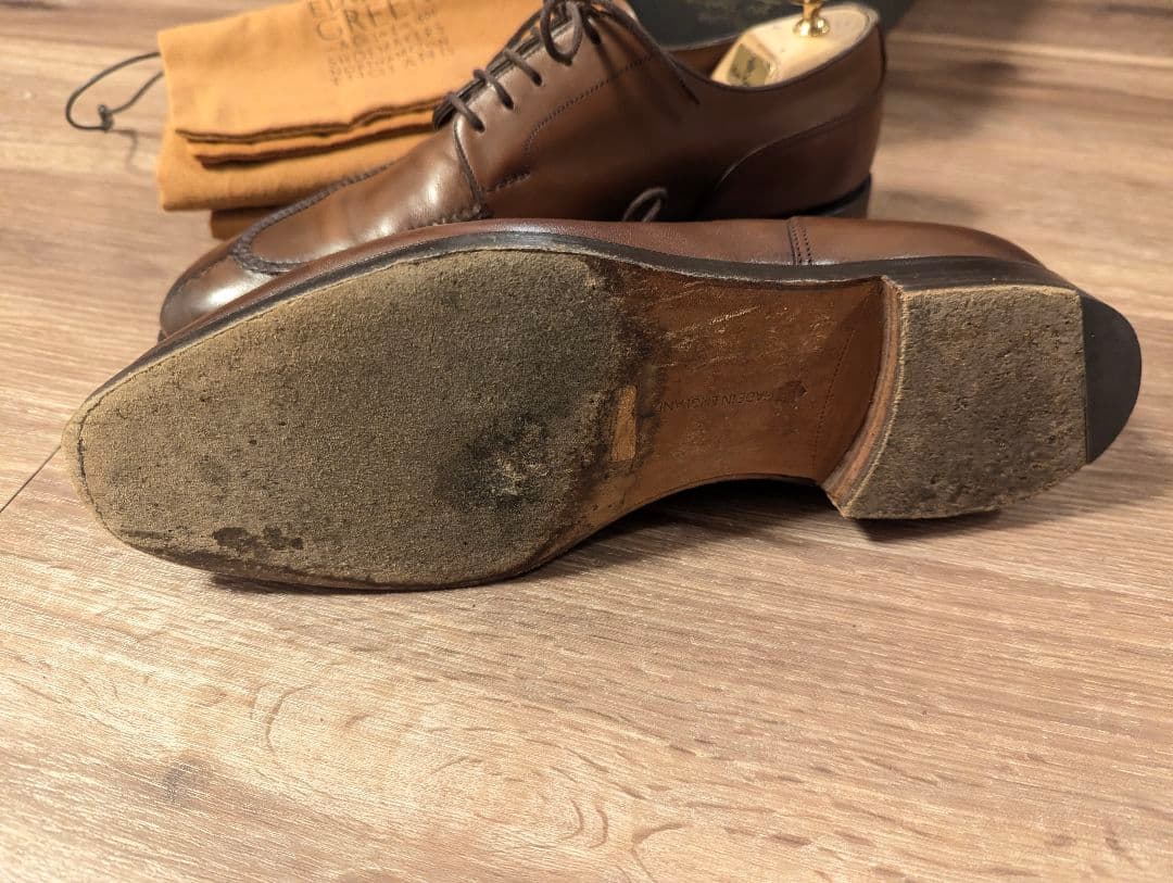 セール 美品 エドワードグリーン ドーバー ダークオーク 8.5 E ラスト