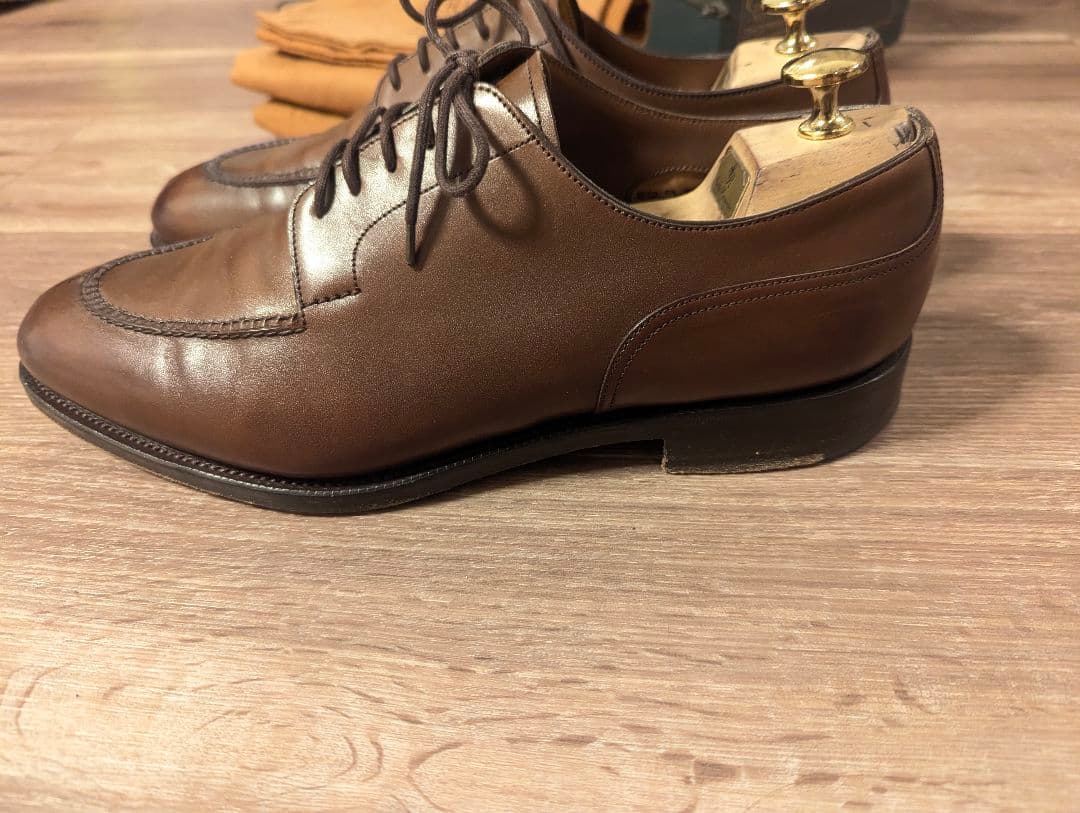 セール 美品 エドワードグリーン ドーバー ダークオーク 8.5 E ラスト