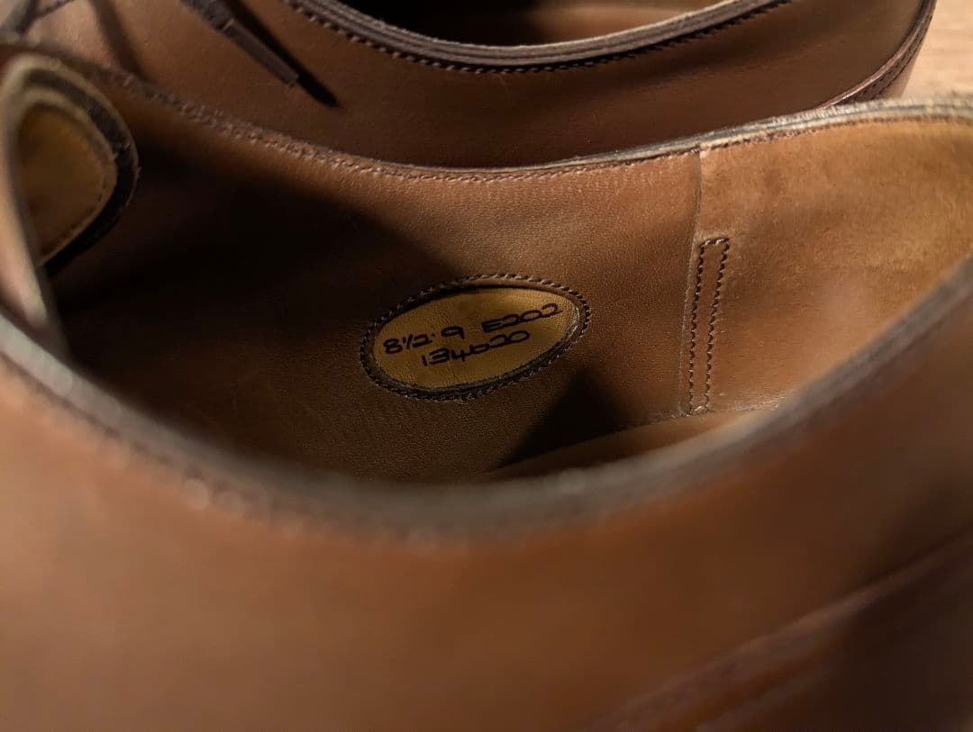 セール 美品 エドワードグリーン ドーバー ダークオーク 8.5 E ラスト