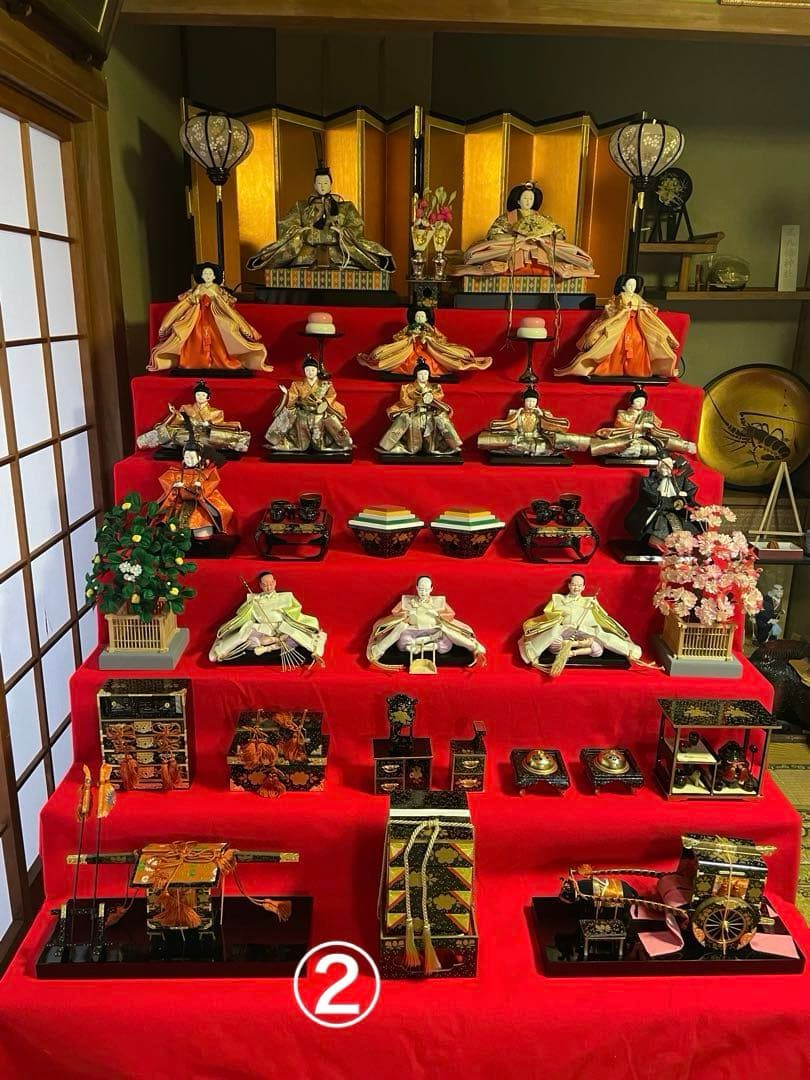 賀茂芳春作 雛人形七段(送料の関係で3つ 全てご購入お願いします) ②/3