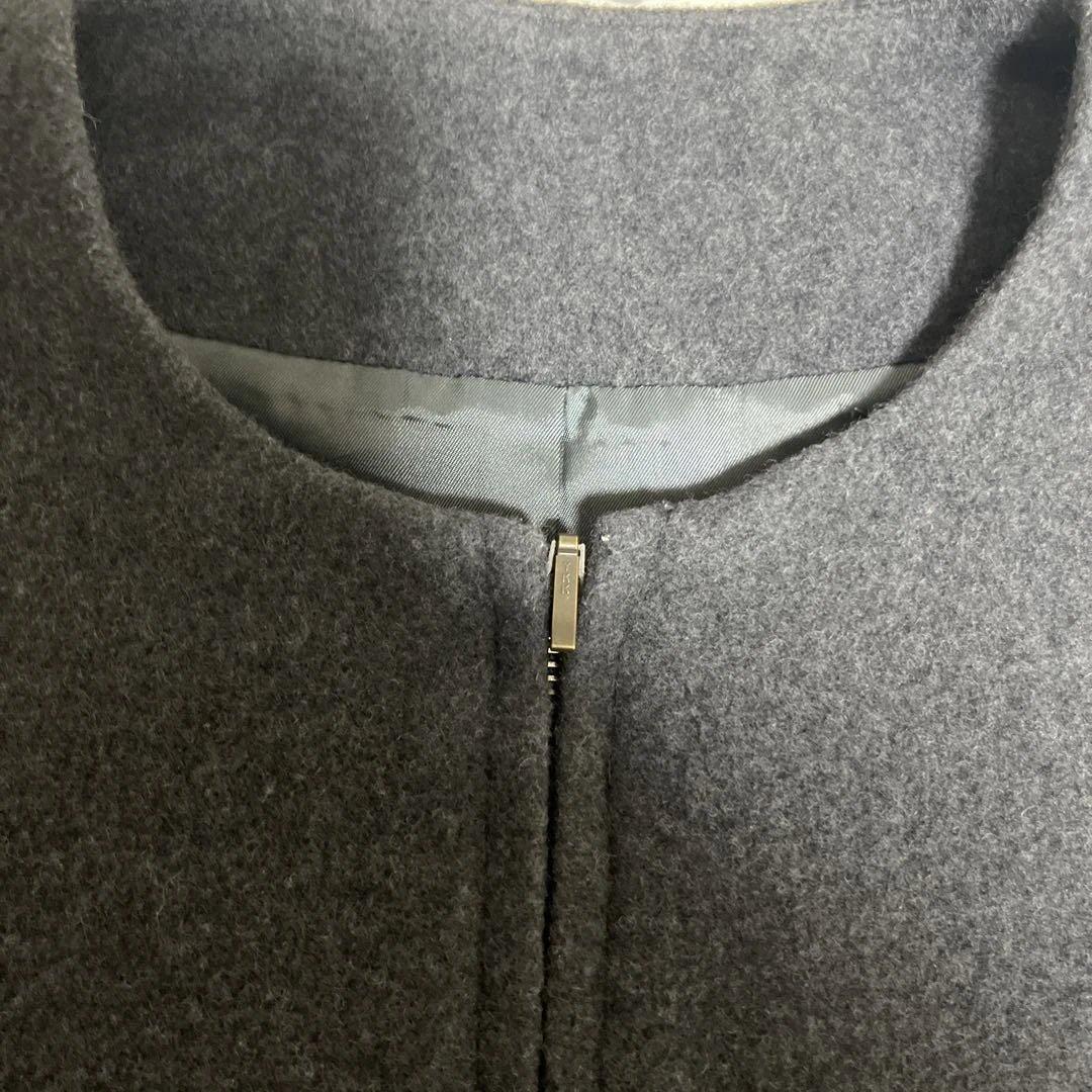 ビアズリー ★ウールポンチョコート★グレーグレイ