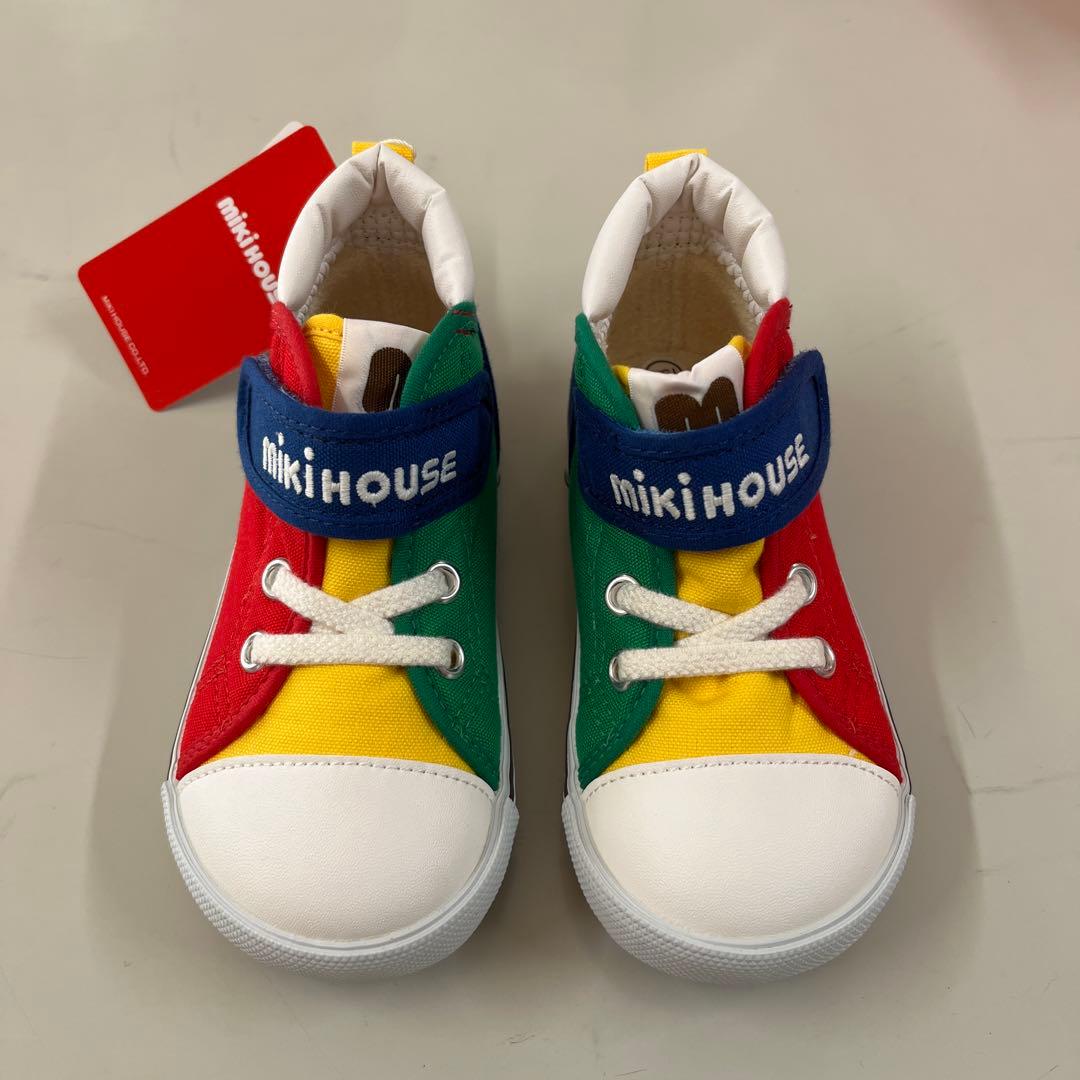 ミキハウス　靴　シューズ 新品　未使用　タグ付　マルチカラー　15.5cm
