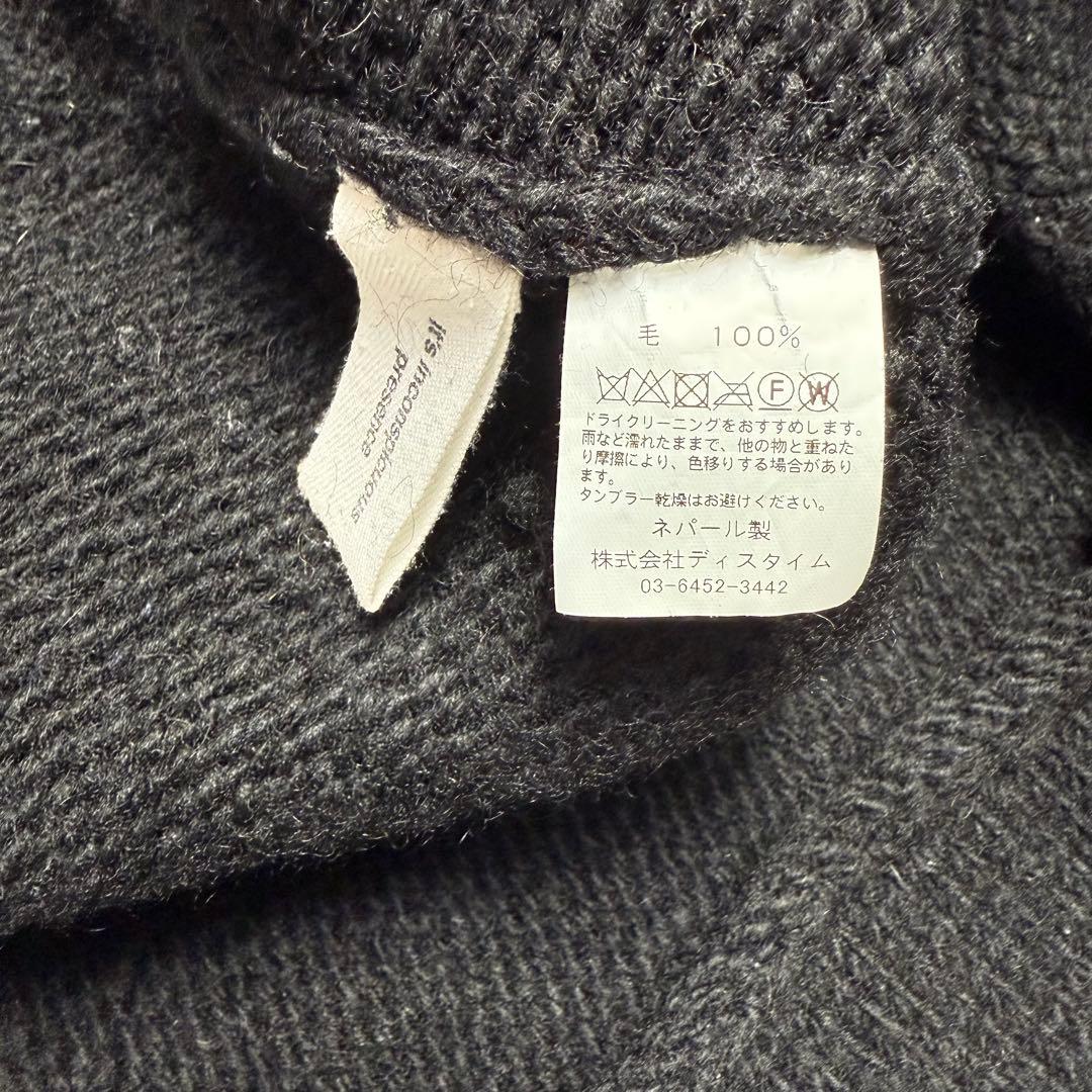 MacMahon Knitting Mills Flower Knit ブラック